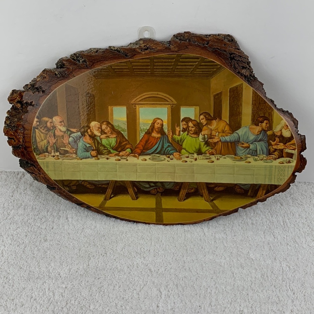 Last supper real wood wall art - Picture 11 of 11